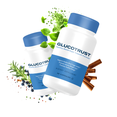 Glucotrust Bottles with Natural Ingredients imagem